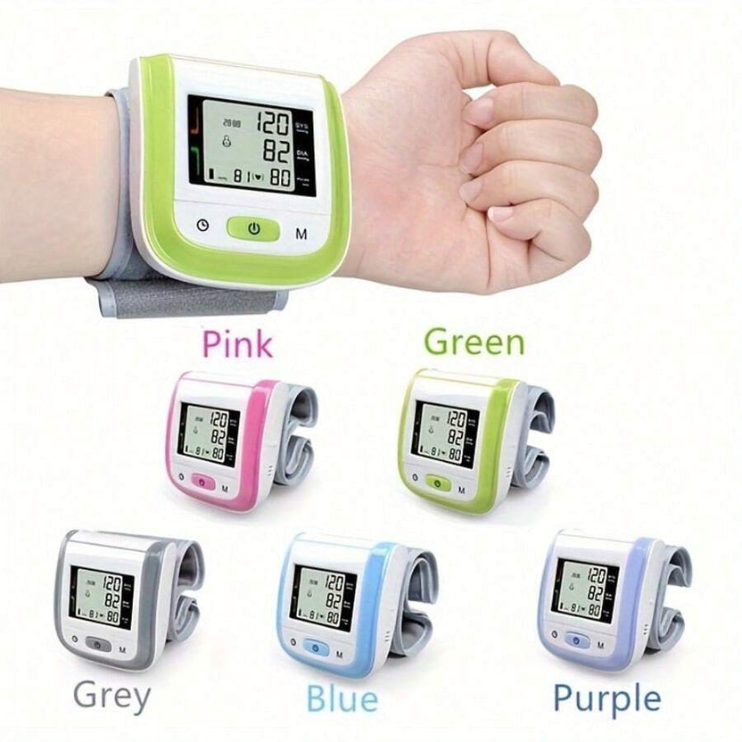 Hot🔥Deal 50% Digital Wrist Blood Pressure Monitor – LCD Screen, Voice, Portable Case